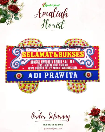 Papan Bunga Ucapan Selamat Tumanggal